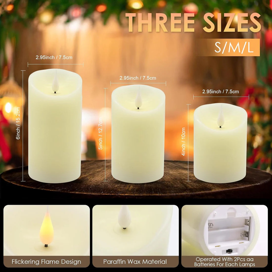 Flameless Candle Set