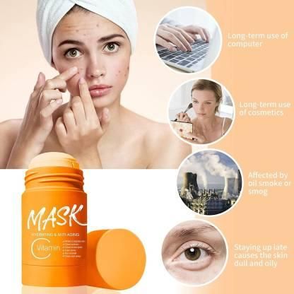 Orange Vitamin C Clay Face Mask