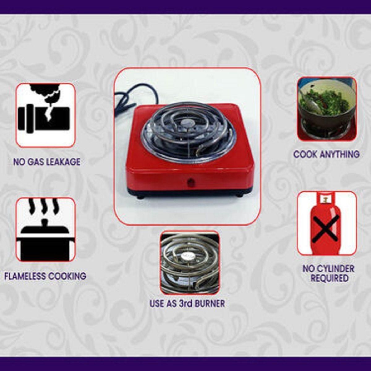 Kitchen Queen Flameless Electric Cooking Stove