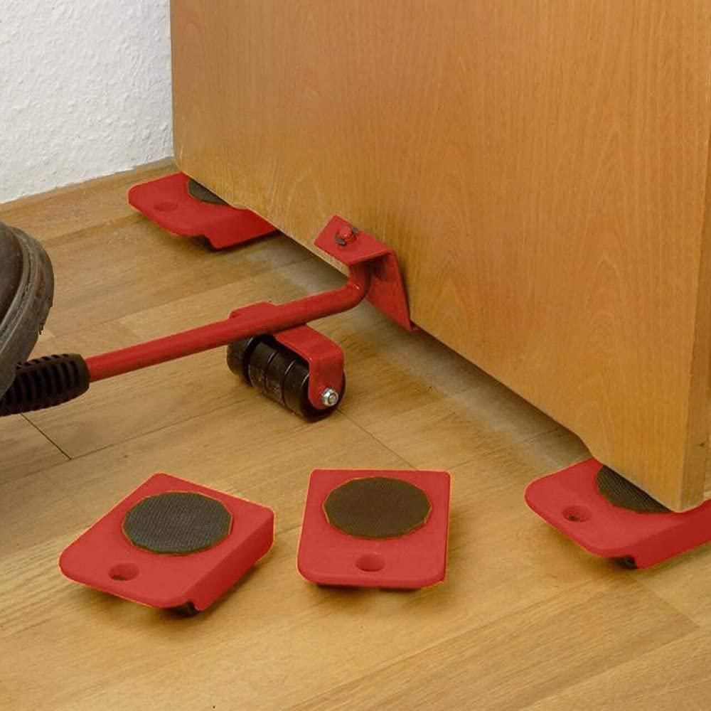 Carbon Steel Furniture Lifter With Heavy Duty Roller Pads with 150kg capacity To Move